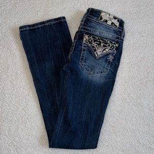 Miss Me mid-rise tailored boot cut jeans womens size 22